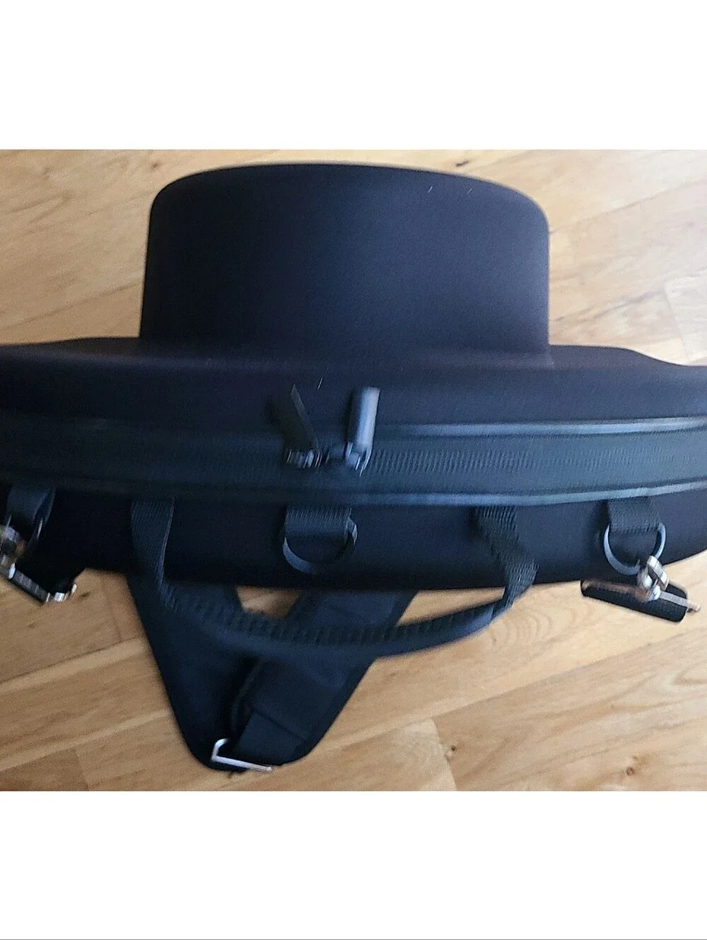 🆕️Cowboy Hat Case Crushproof Hard Hat Box Travel Organizer Strap Western Fedora